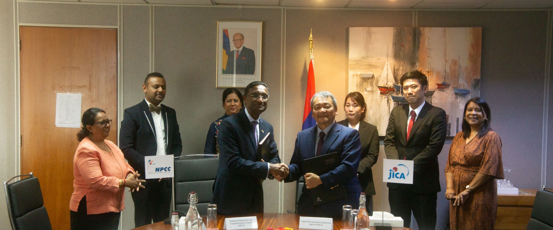 NPCC AND JICA SIGN AGREEMENT TO PROMOTE KAIZEN APPROACH
IN MAURITIUS AND THE REGION